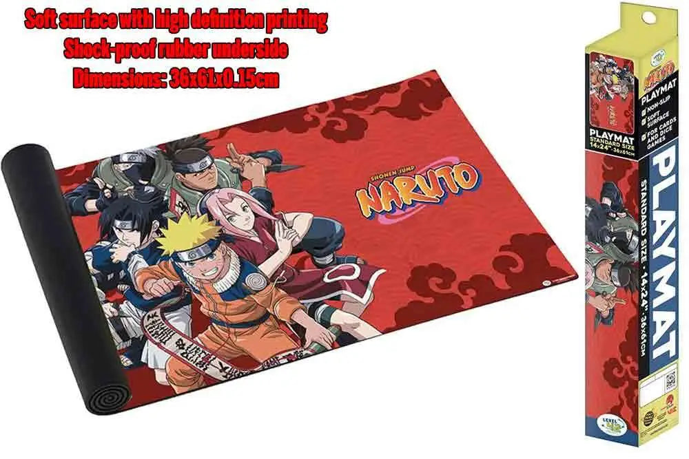 NARUTO PLAYMAT KONOHA TEAM DON T PANIC GAMES