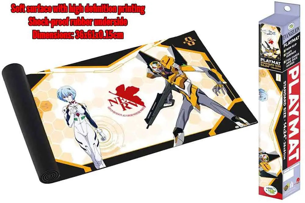 NEON GENESIS EVANGELION PLAYMAT EVA 00 DON T PANIC GAMES