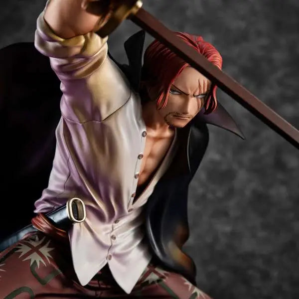 ONE PIECE POP RED HAIRED SHANKS STATUE MEGAHOUSE