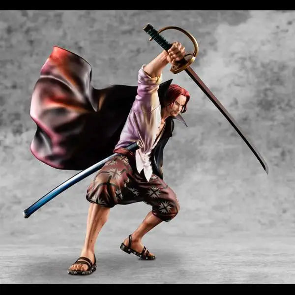 ONE PIECE POP RED HAIRED SHANKS STATUE MEGAHOUSE