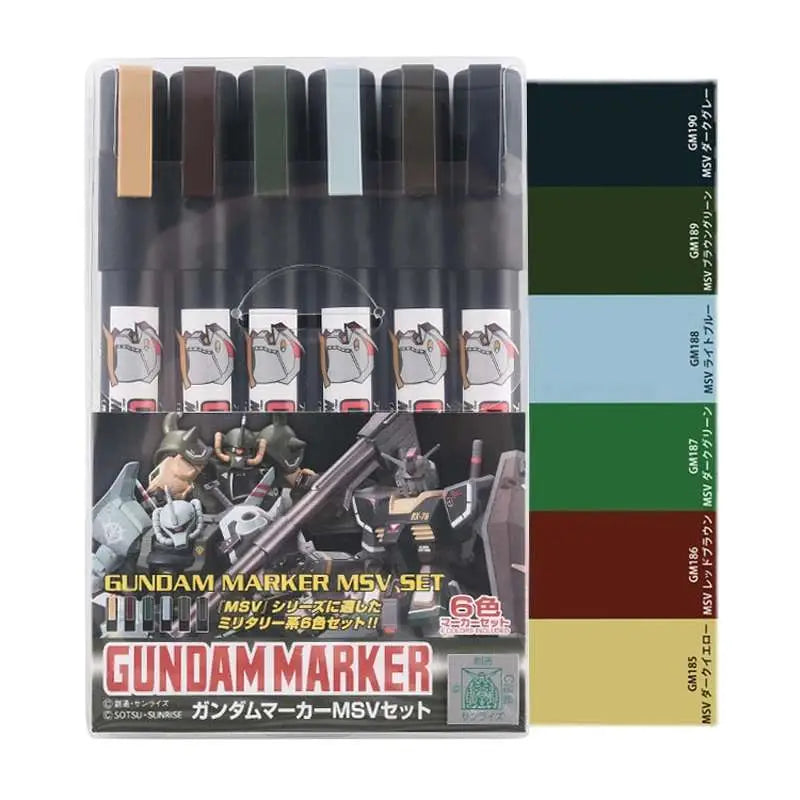 GUNDAM MARKER AMS 127 MSV SET GSI CREOS
