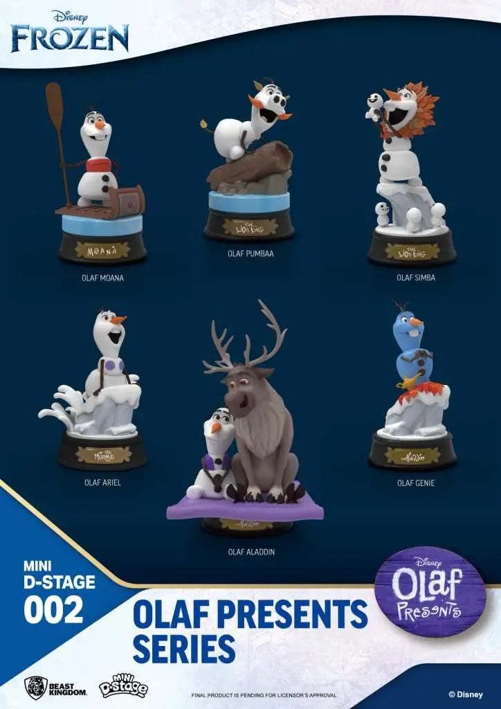 MINI D-STAGE OLAF PRESENTS SET BEAST KINGDOM