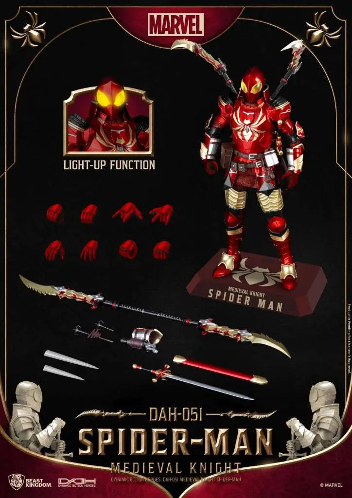 MEDIEVAL KNIGHT Spider-Man DAH BEAST KINGDOM