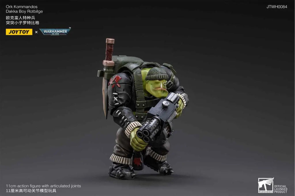 WH40K ORK KOMMANDOS DAKKA BOY ROTBILGE JOYTOY