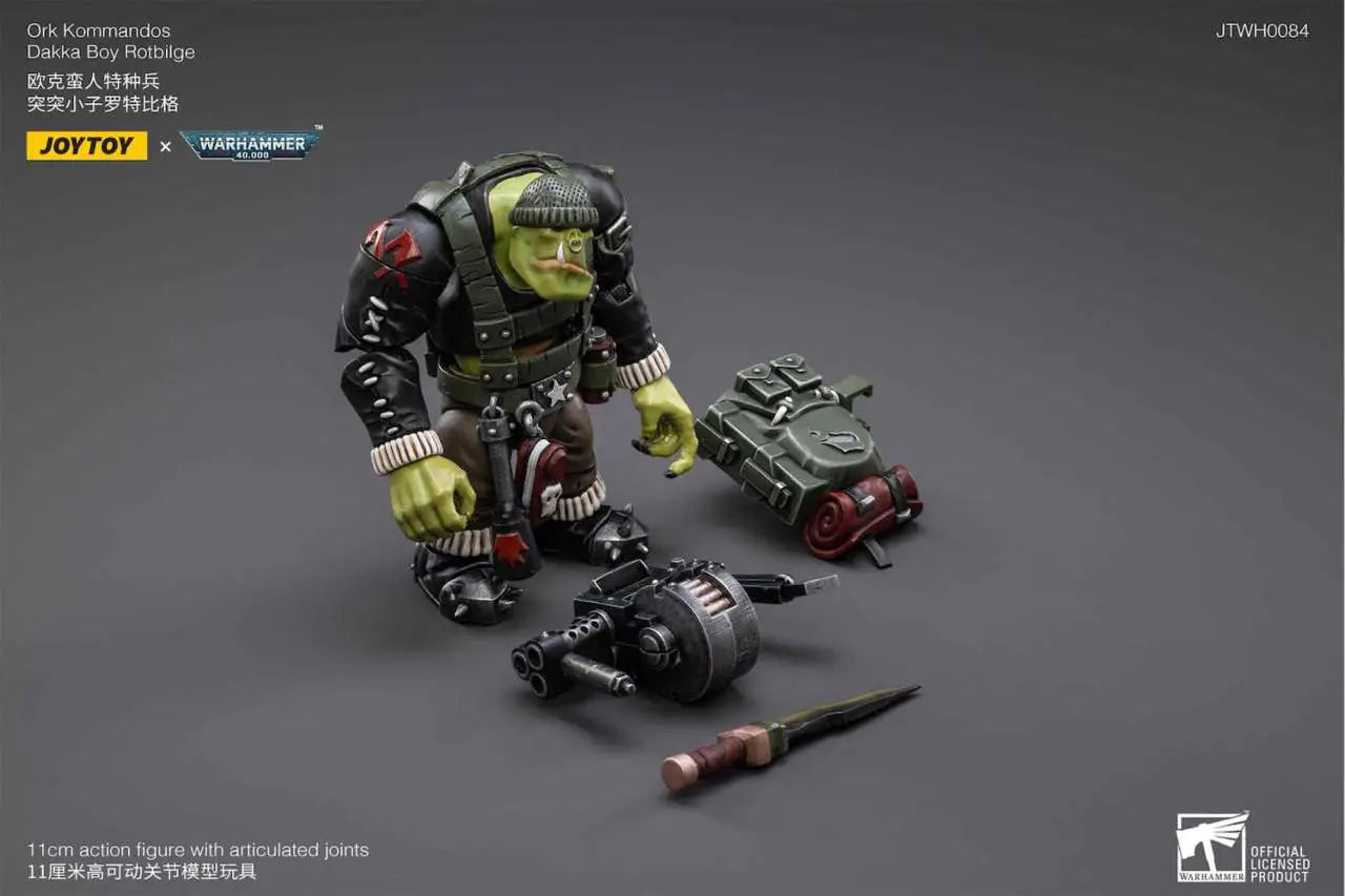WH40K ORK KOMMANDOS DAKKA BOY ROTBILGE JOYTOY