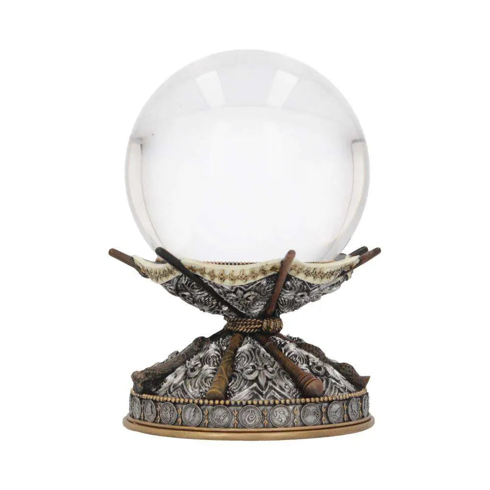 HARRY POTTER WAND CRYSTAL BALL & HOLDER NEMESIS NOW