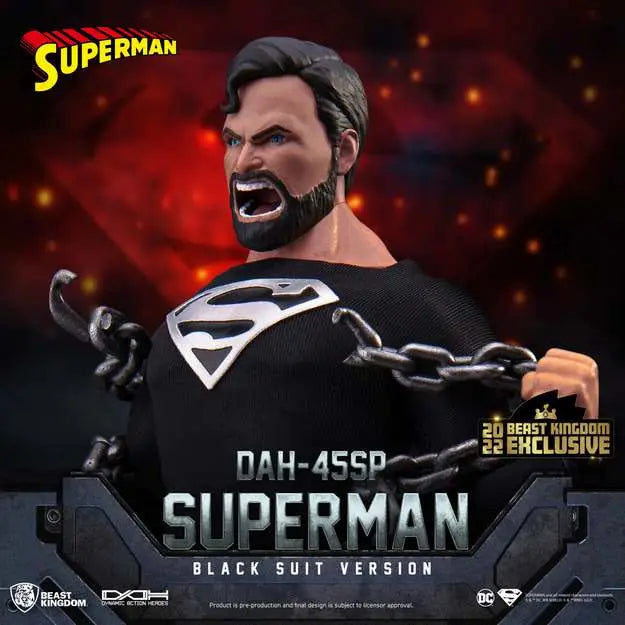 SUPERMAN BLACK SUIT DAH BEAST KINGDOM