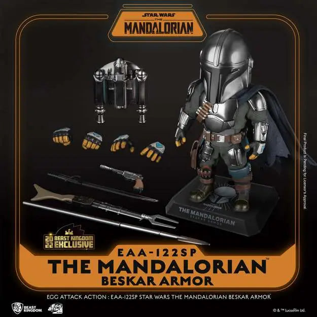 EGG ATTACK ACT MANDALORIAN BESKAR ARMOR BEAST KINGDOM