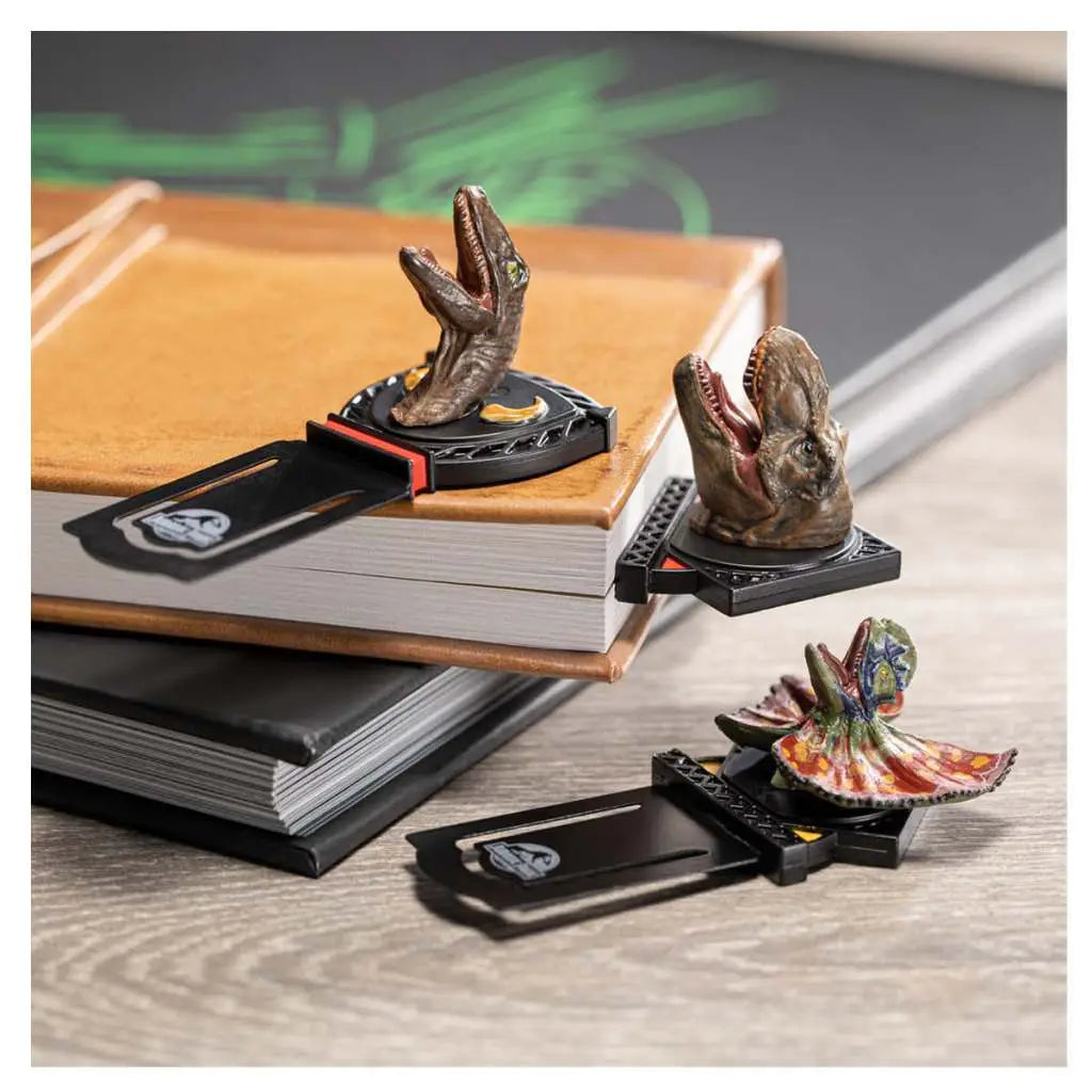 JURASSIC PARK BOOKMARKS SET NOBLE COLLECTIONS