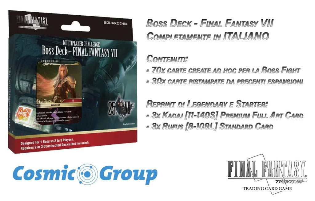 FFTCG BOSS DECK FF VII (6) SQUARE ENIX