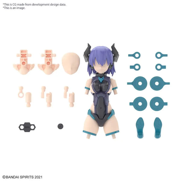 30MS OPT PARTS SET 7 EVIL COSTUME COLOR Bandai
