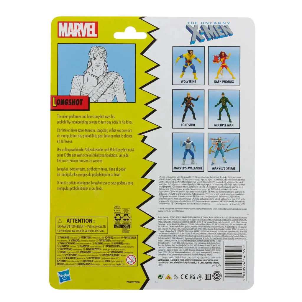 ML VINTAGE X-Men LONGSHOT AF HASBRO