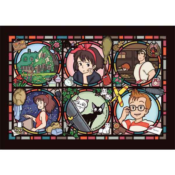 KIKI DELIVERY 208 PCS STAINED GLASS PUZZ STUDIO GHIBLI