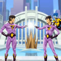 WONDER TWINS ART SCALE 1/10 IRON STUDIOS