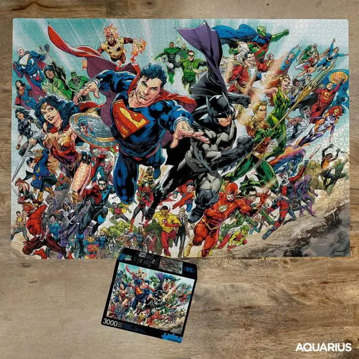 DC COMICS CAST 3000PCS PUZZLE AQUARIUS ENT