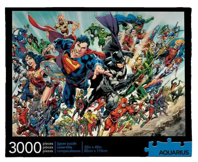 DC COMICS CAST 3000PCS PUZZLE AQUARIUS ENT
