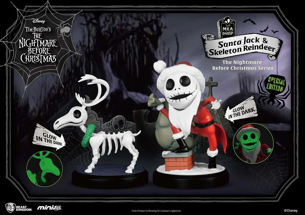 MINI EGG NBX SANTA JACK + SKELETON BOX BEAST KINGDOM