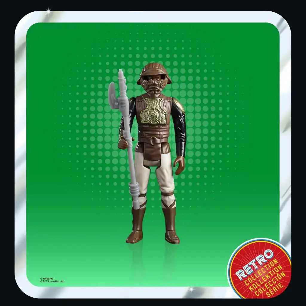 SW RETRO LANDO CALRISSIAN SKIFF GUARD AF HASBRO