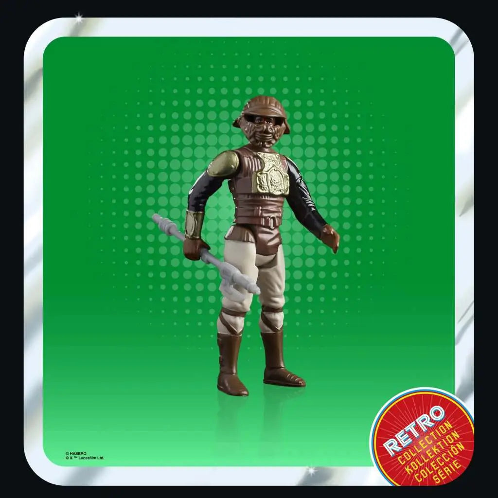 SW RETRO LANDO CALRISSIAN SKIFF GUARD AF HASBRO