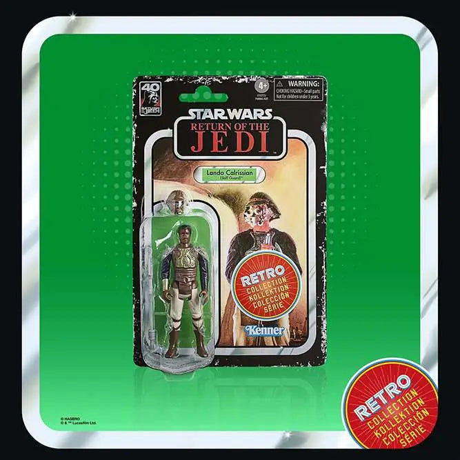 SW RETRO LANDO CALRISSIAN SKIFF GUARD AF HASBRO
