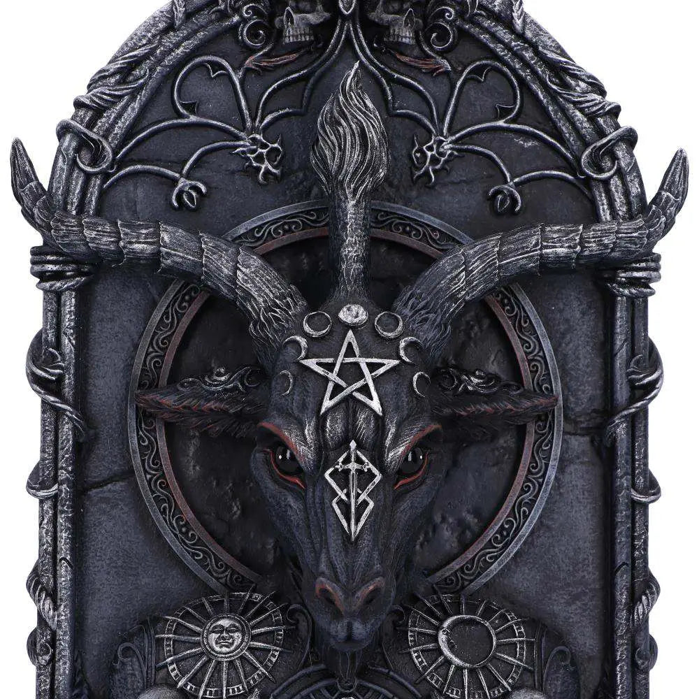BAPHOMET INVOCATION WALL PLAQUE EXC NEMESIS NOW