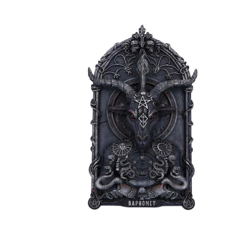 BAPHOMET INVOCATION WALL PLAQUE EXC NEMESIS NOW