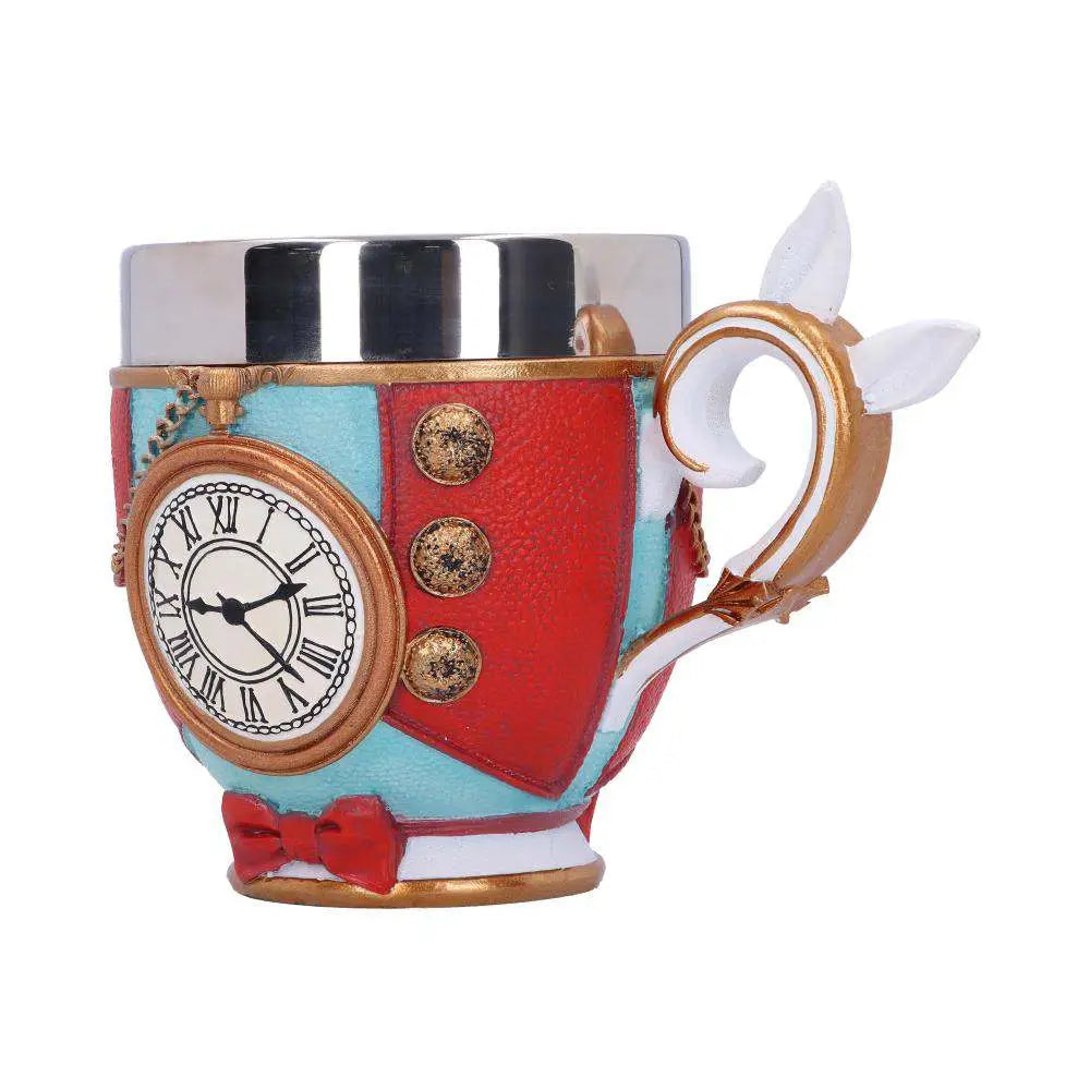 PINKYS UP WHITE RABBIT CUP NEMESIS NOW