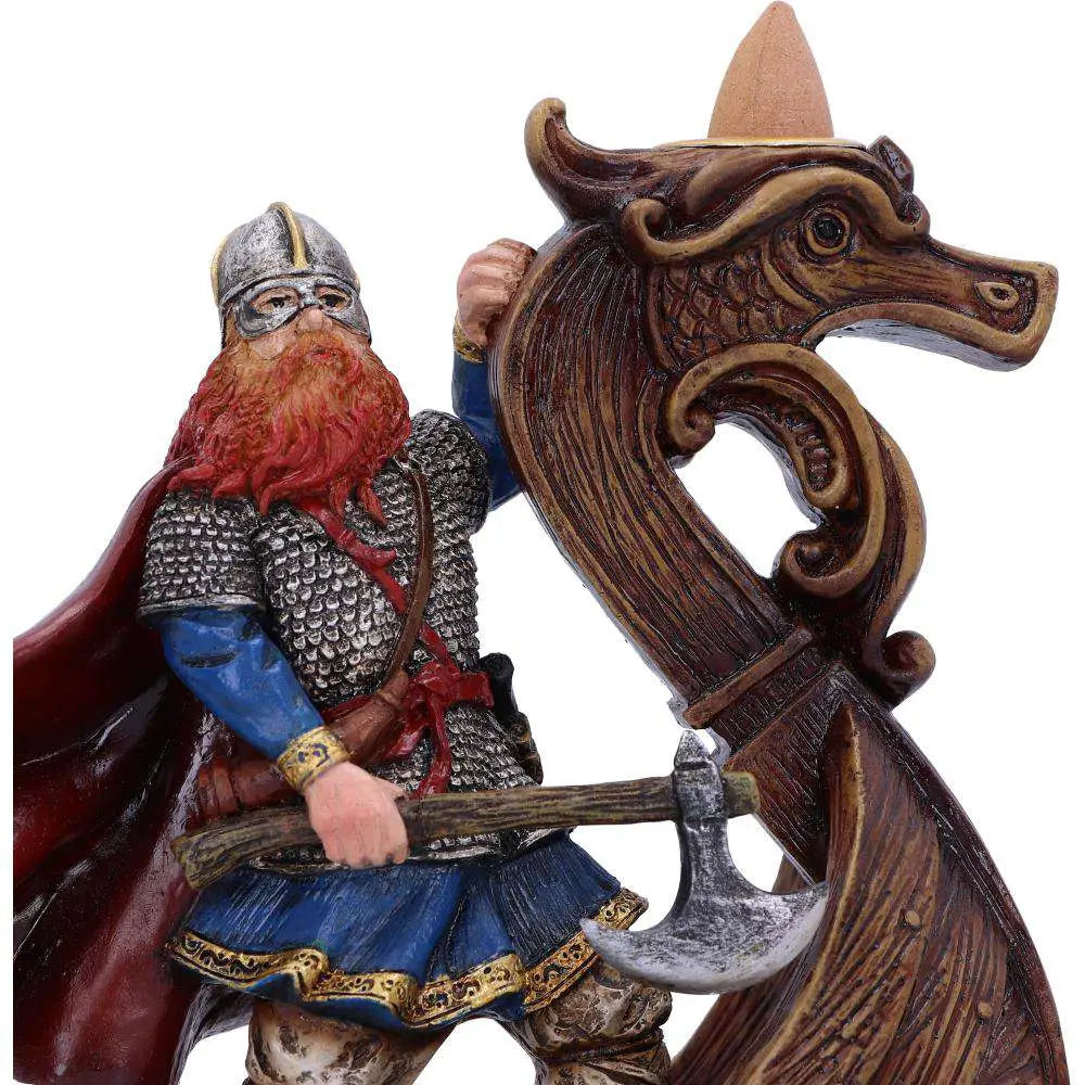 INCENSE BURNER MAGNUS VIKING BACKFLOW NEMESIS NOW