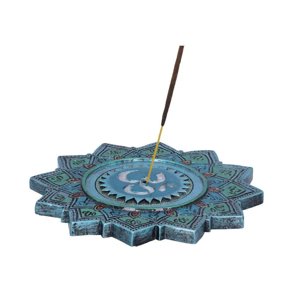 INCENSE BURNER OM SACRED SOUND SET 4 NEMESIS NOW