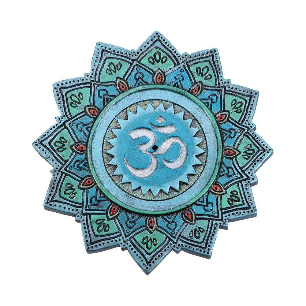 INCENSE BURNER OM SACRED SOUND SET 4 NEMESIS NOW