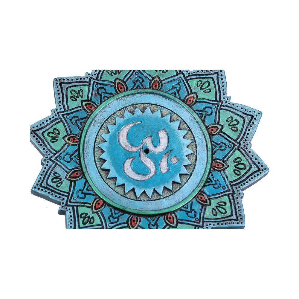 INCENSE BURNER OM SACRED SOUND SET 4 NEMESIS NOW