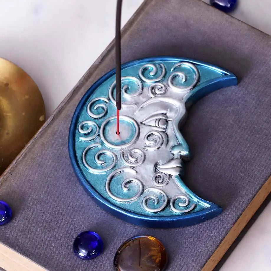 INCENSE BURNER LUNAR SPIRIT SET OF 4 NEMESIS NOW