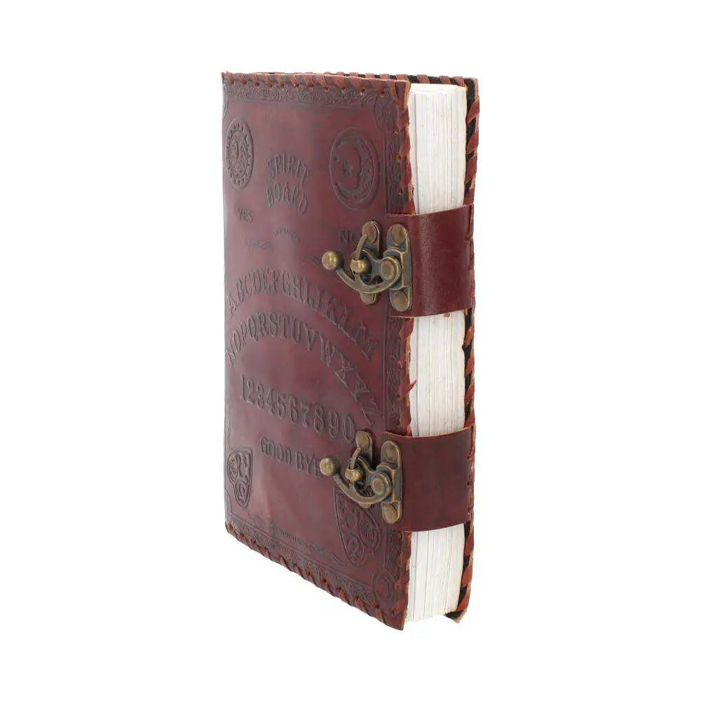 LEATHER DIARY EMBOS SPIRIT BOARD & LOCK NEMESIS NOW