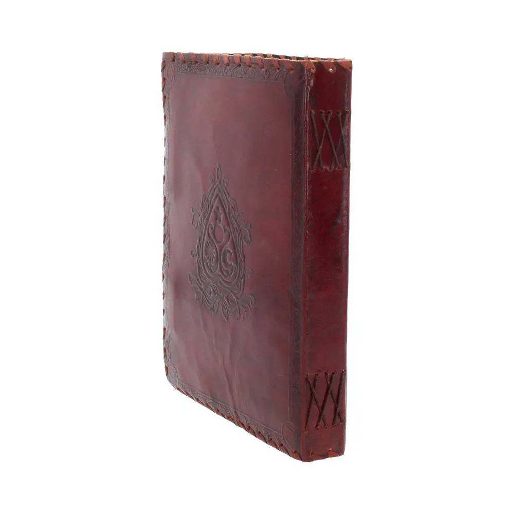 LEATHER DIARY EMBOS SPIRIT BOARD & LOCK NEMESIS NOW