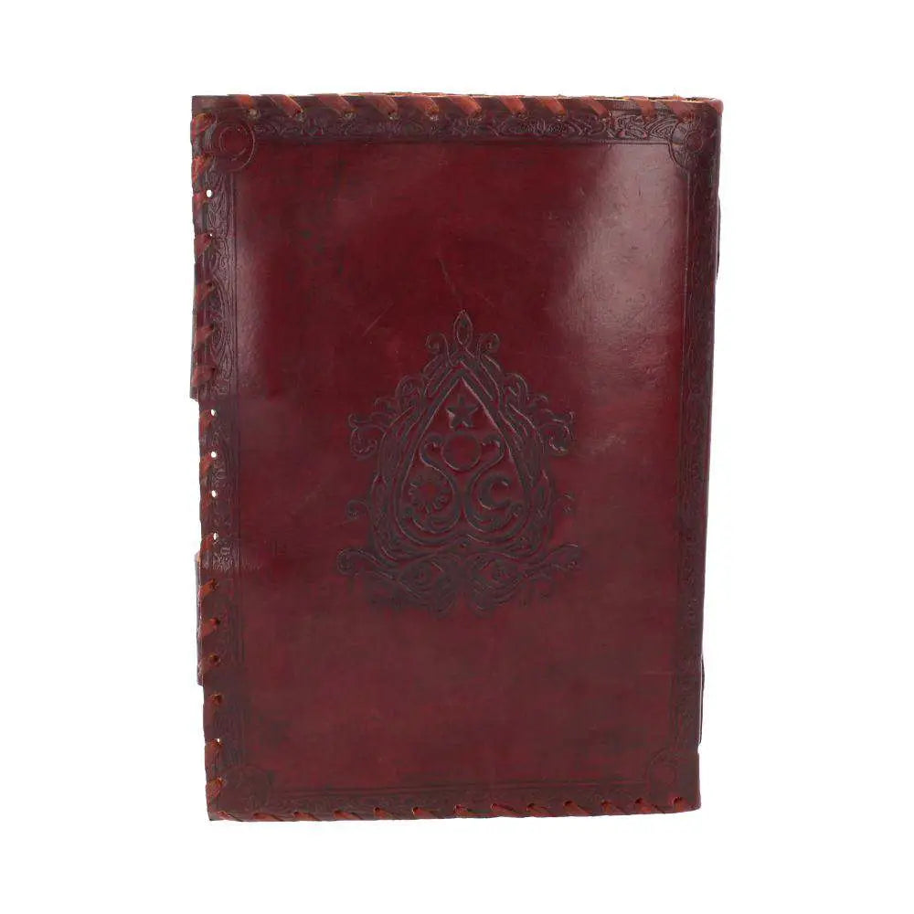 LEATHER DIARY EMBOS SPIRIT BOARD & LOCK NEMESIS NOW