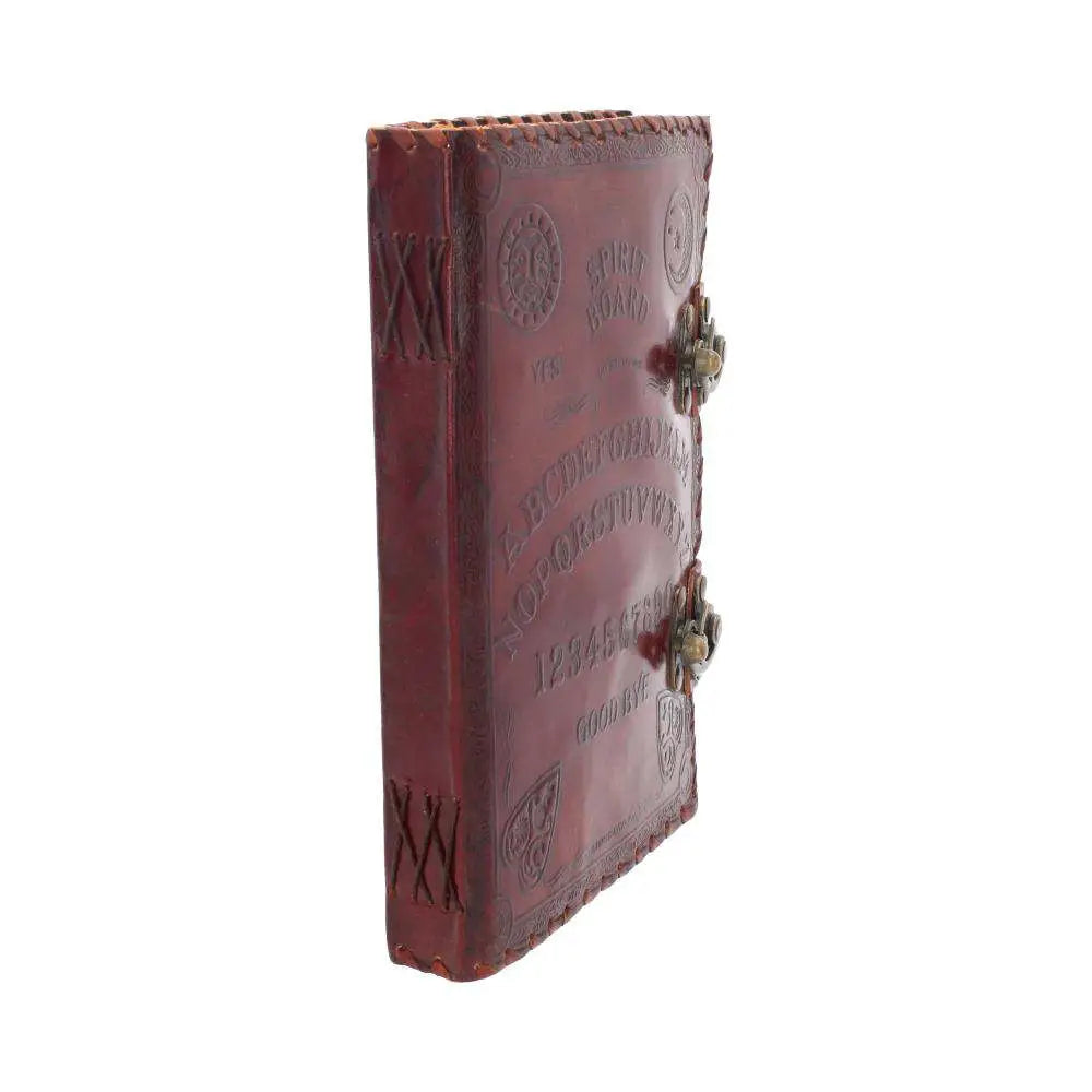 LEATHER DIARY EMBOS SPIRIT BOARD & LOCK NEMESIS NOW