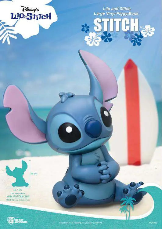 STITCH LARGE VINYL PIGGY BANK BEAST KINGDOM