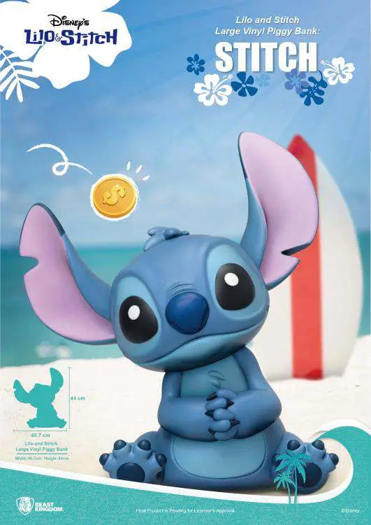 STITCH LARGE VINYL PIGGY BANK BEAST KINGDOM