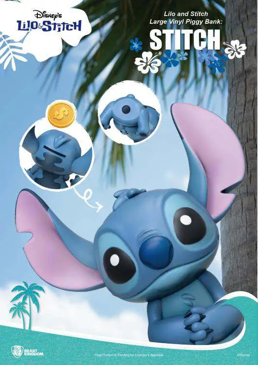 STITCH LARGE VINYL PIGGY BANK BEAST KINGDOM
