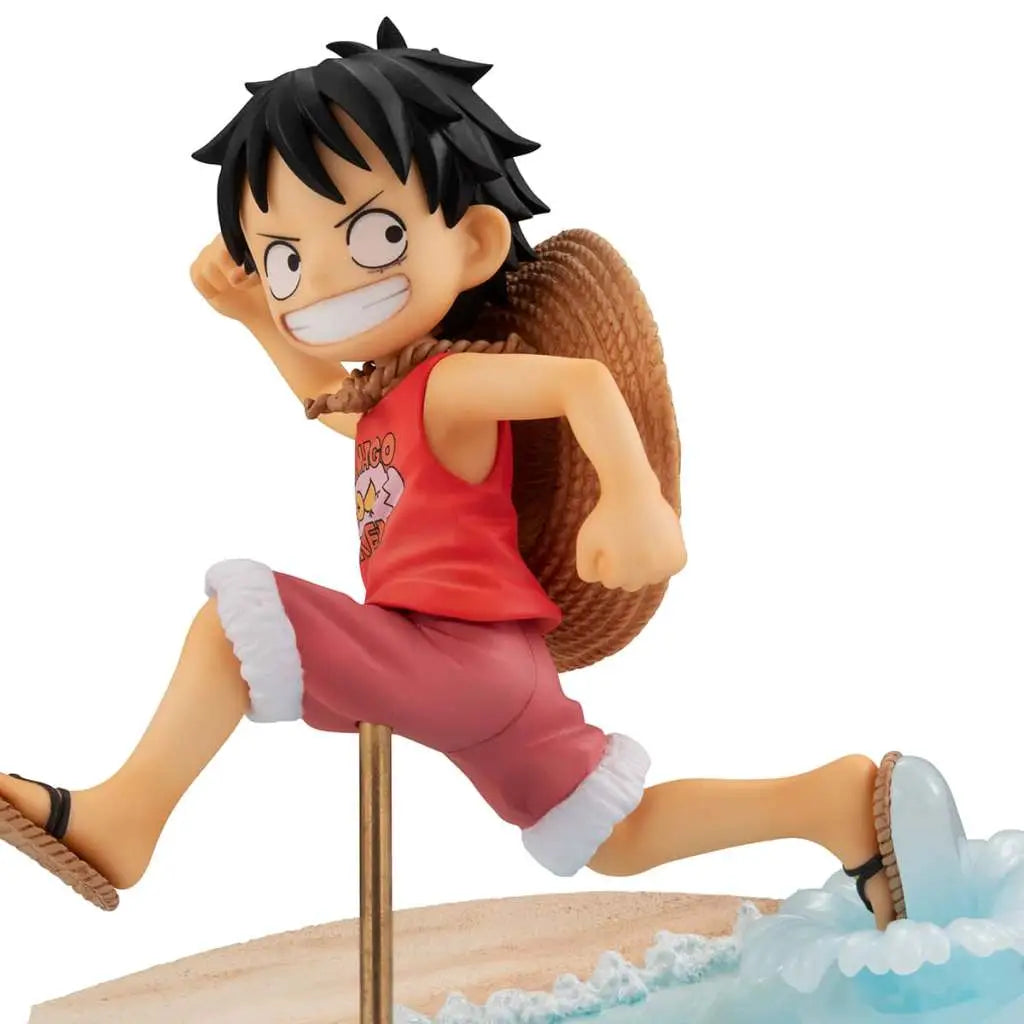 ONE PIECE GEM LUFFY RUN RUN RUN STATUE MEGAHOUSE