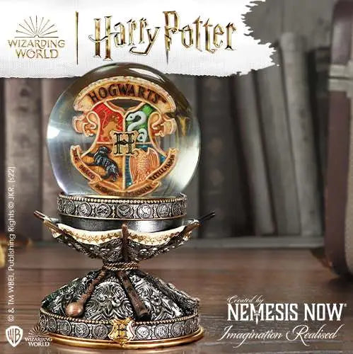 HARRY POTTER WAND SNOW GLOBE NEMESIS NOW