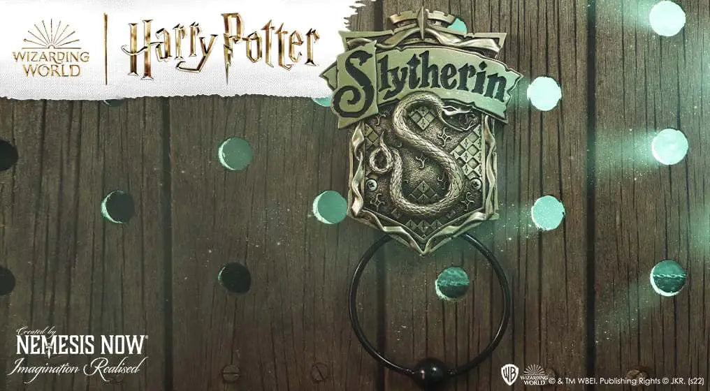 HARRY POTTER SLYTHERIN DOOR KNOCKER NEMESIS NOW