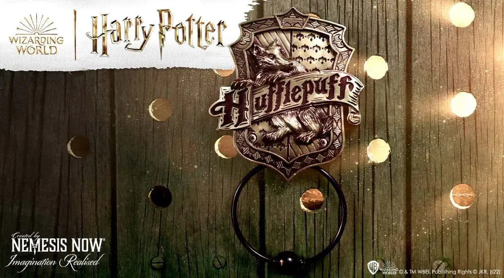 HARRY POTTER HUFFLEPUFF DOOR KNOCKER NEMESIS NOW