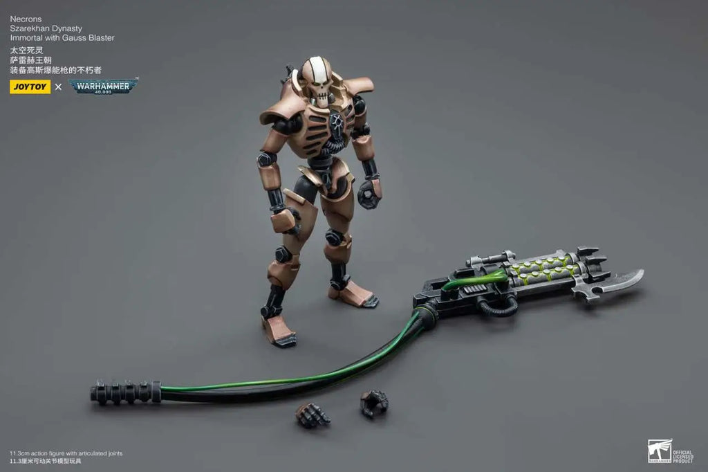 WH40K NECRONS IMMORT WITH GAUSS BLASTER JOYTOY