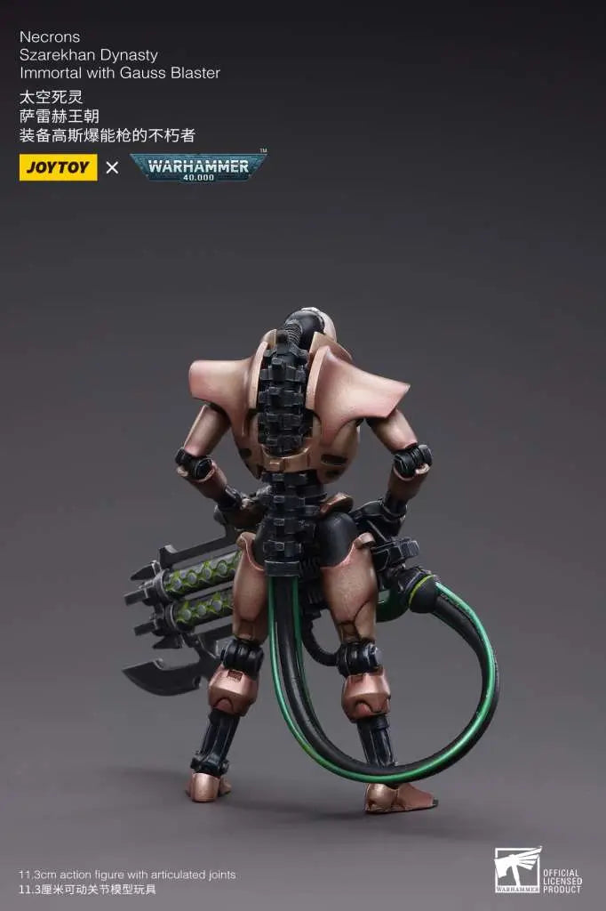 WH40K NECRONS IMMORT WITH GAUSS BLASTER JOYTOY
