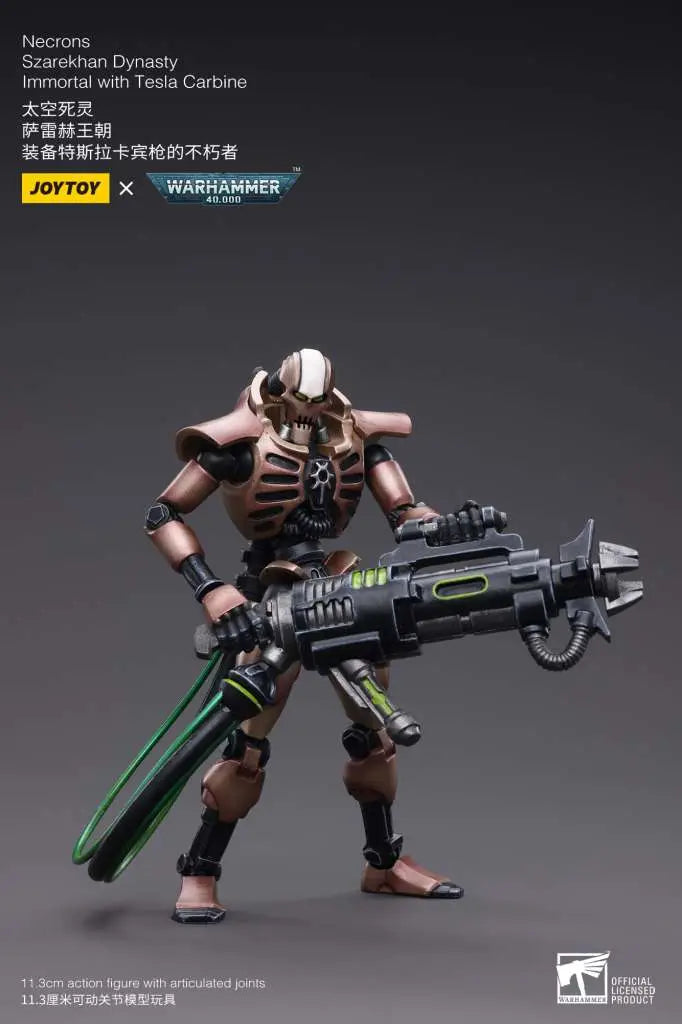 WH40K NECRONS IMMORT WITH TESLA CARBINE JOYTOY