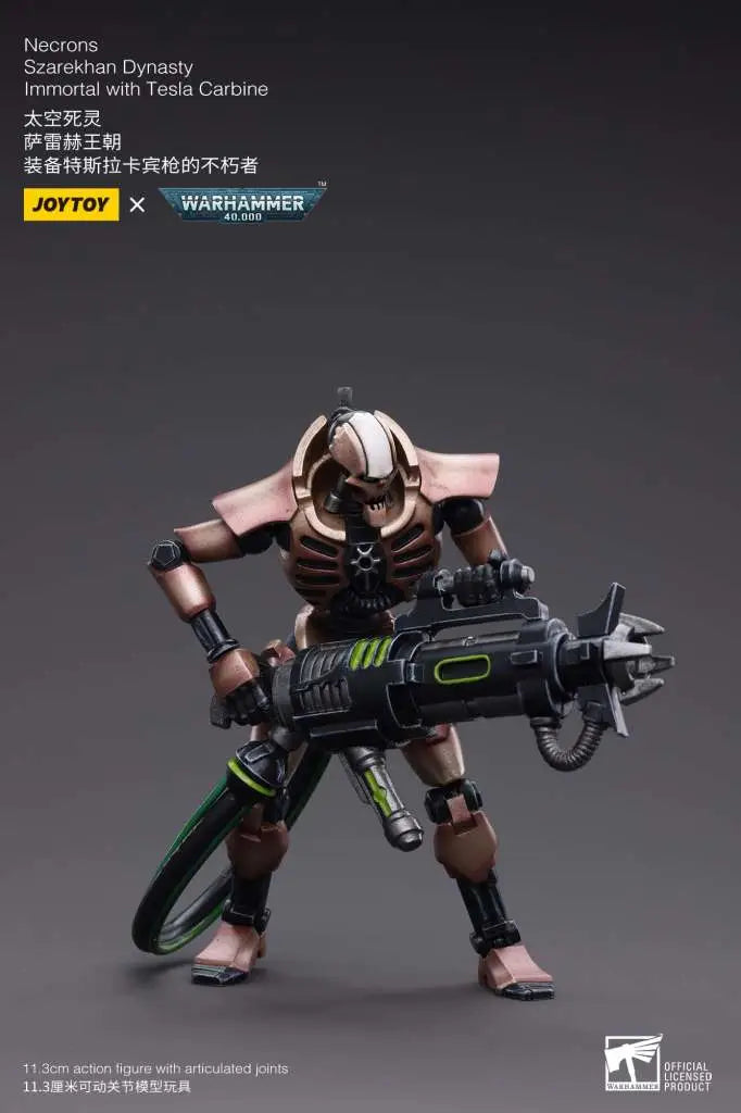 WH40K NECRONS IMMORT WITH TESLA CARBINE JOYTOY