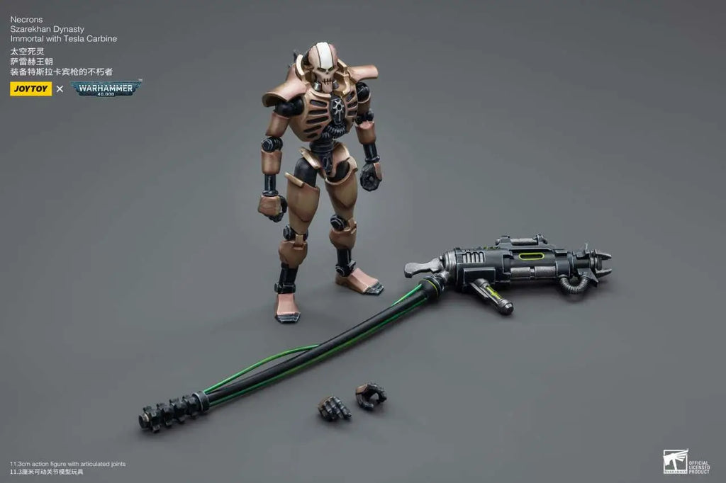 WH40K NECRONS IMMORT WITH TESLA CARBINE JOYTOY