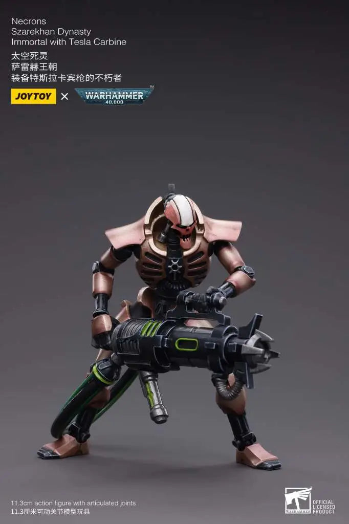 WH40K NECRONS IMMORT WITH TESLA CARBINE JOYTOY