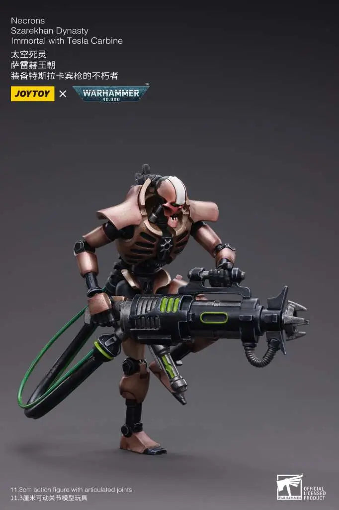 WH40K NECRONS IMMORT WITH TESLA CARBINE JOYTOY